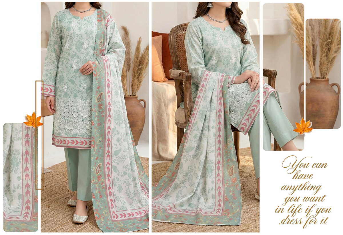 Gul e Daman 2 - Doria Lawn - Design 01