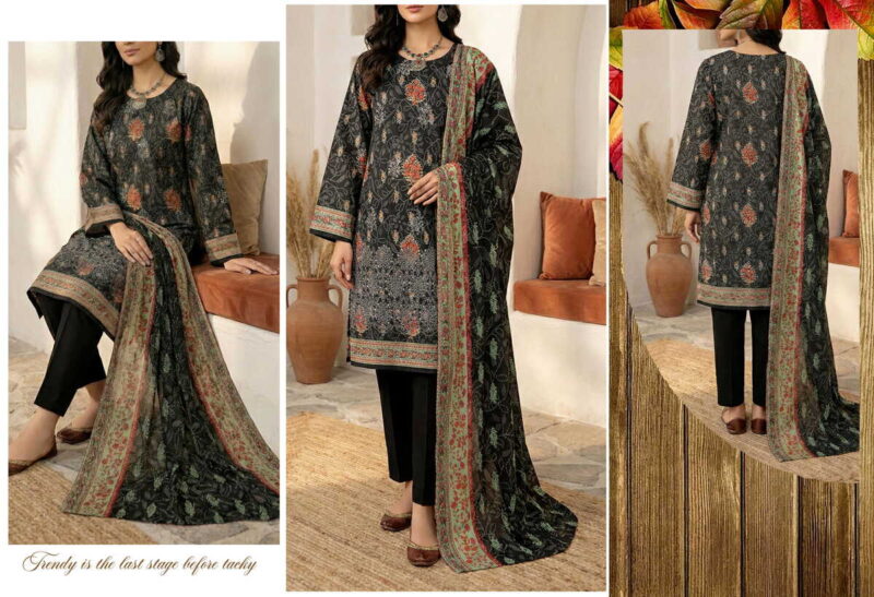 Gul e Daman 2 - Doria Lawn - Design 04