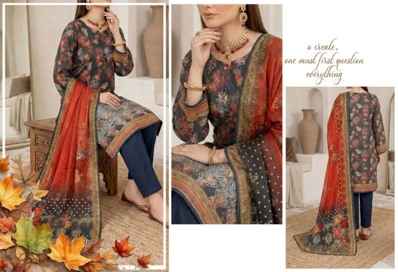 Gul e Daman 2 - Doria Lawn - Design 06