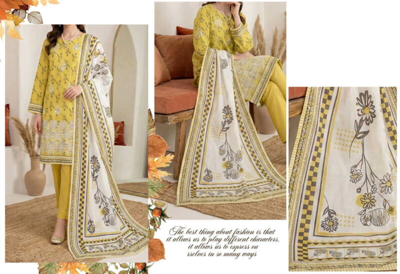 Gul e Daman 2 - Doria Lawn - Design 07