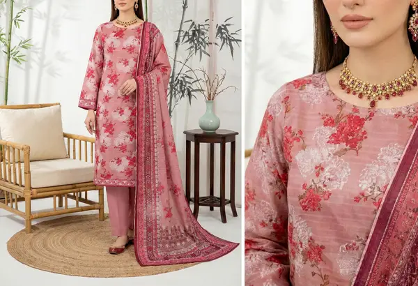 Mehak - Digital Chumki Doria Lawn - Design 05