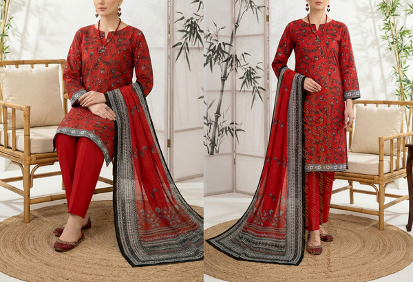 Mehak - Digital Chumki Doria Lawn - Design 06