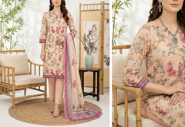 Mehak - Digital Chumki Doria Lawn - Design 01