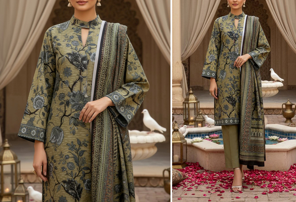 Rang Pasand - Digital Chumki Doria Lawn - Design 5